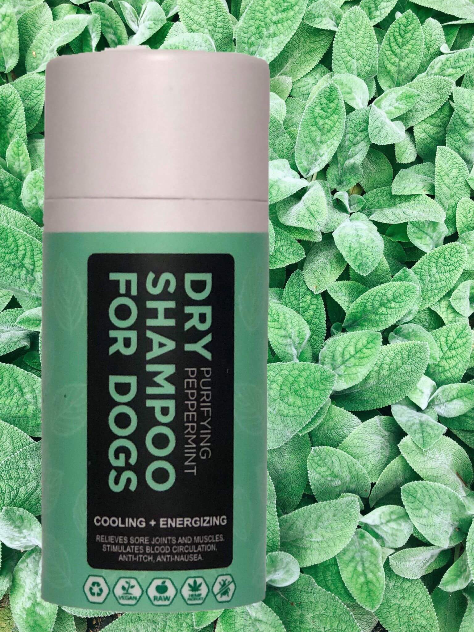 FurScents Purifying Peppermint Dog Dry Shampoo Sifter